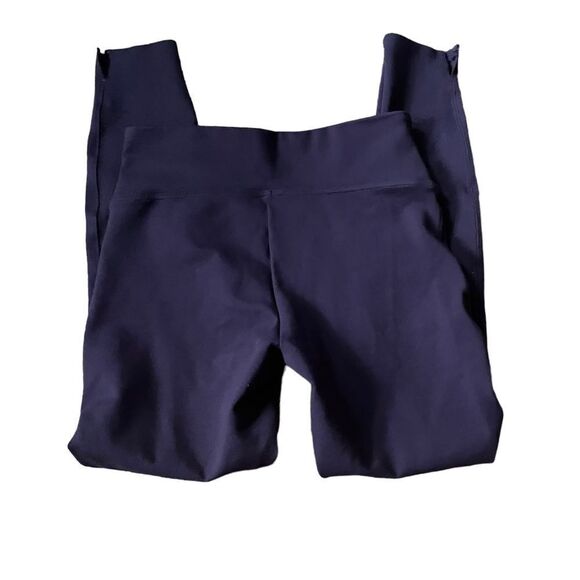 Spanx Purple Split Hem Ankle Length Leggings Size Medium Activewear Workout Wear - Picture 5 of 9